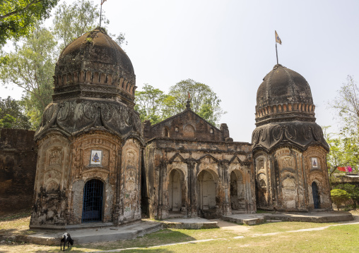 Shiva temple on Rajeshwari temple in Balihar Rajbari, Rajshahi Division, Baliher, Bangladesh