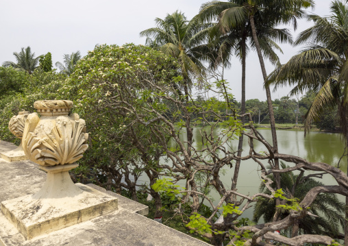 View on the lake from Natore Rajbari, Rajshahi Division, Natore, Bangladesh