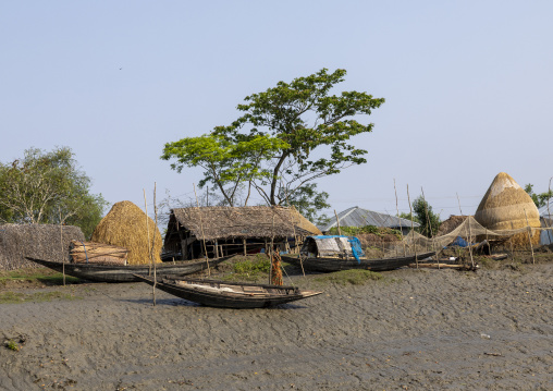 Riverbank village, Khulna Division, Mongla, Bangladesh