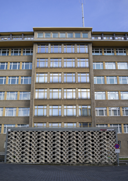 Facade of the building of the former GDR Ministry for State Security now Stasi Museum, Berlin state, Berlin, Germany