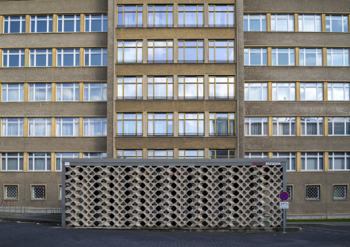 Facade of the building of the former GDR Ministry for State Security now Stasi Museum, Berlin state, Berlin, Germany