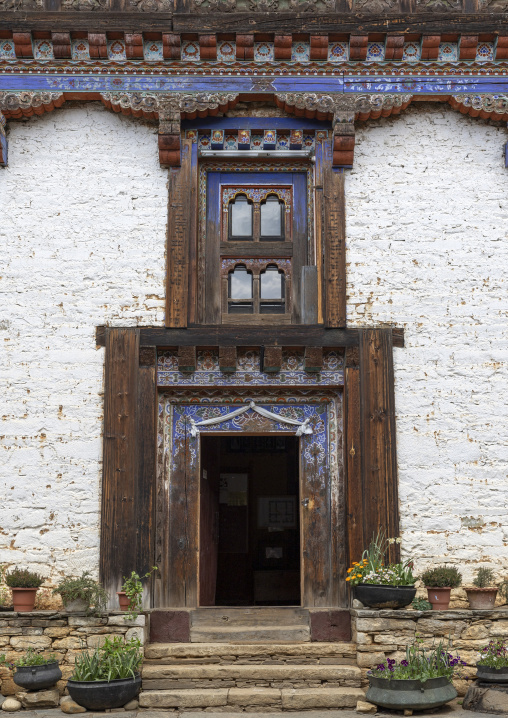 Ogyen Choling Palace and Museum entrance, Bumthang, Ogyen Choling, Bhutan