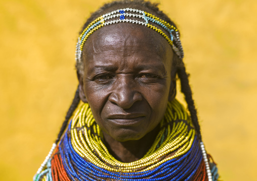 Mwwila tribe woman portrait, Huila Province, Chibia, Angola