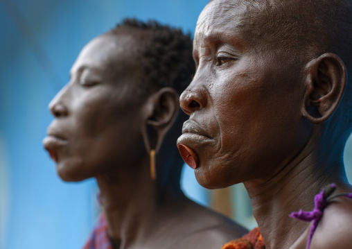 Bodi tribe women, Omo Valley, Hana Mursi, Ethiopia