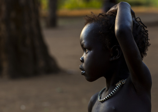 Nuer tribe little boy, Gambella region, Gambella, Ethiopia