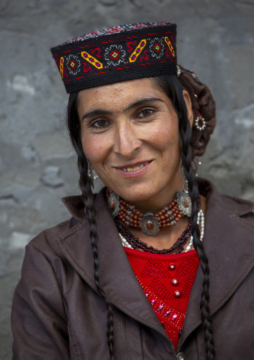 Portrait of a tajik woman, Xinjiang Uyghur Autonomous Region, Tashkurgan, China