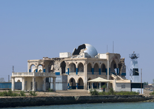 Ruins of the old palace of Haile Selassie, Northern Red Sea, Massawa, Eritrea