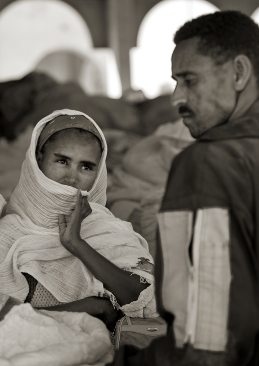 Eritrean couple in the market, Central Region, Asmara, Eritrea