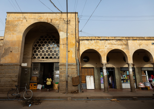Old market from the italian colonial times, Central region, Asmara, Eritrea