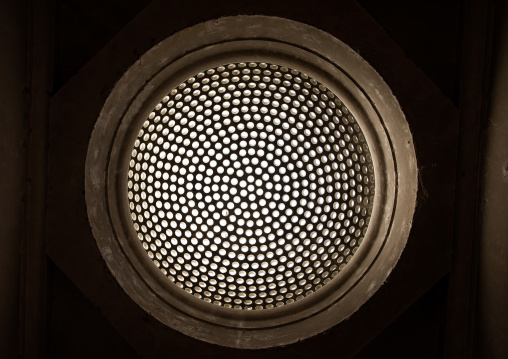 Dome inside the covered market built during the italian colonial era, Central region, Asmara, Eritrea