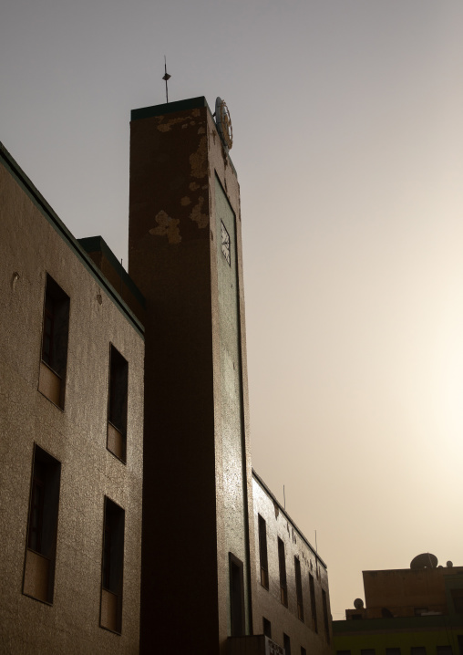 City hall building at sunset, Central region, Asmara, Eritrea