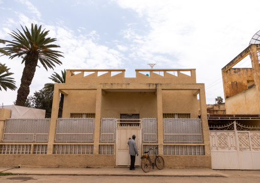 La piscina italiana swimming pool built during the italian colonial times, Central region, Asmara, Eritrea