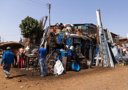 Medebar metal market, Central region, Asmara, Eritrea