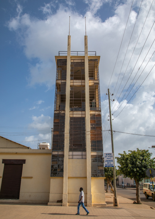 Former soap factory built in 1937 from the italian colonial times, Central region, Asmara, Eritrea
