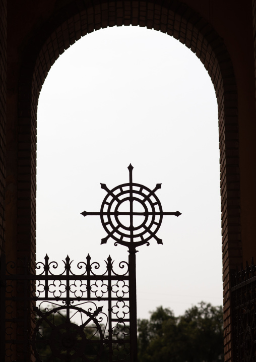 Enda mariam orthodox cathedral cross, Central region, Asmara, Eritrea