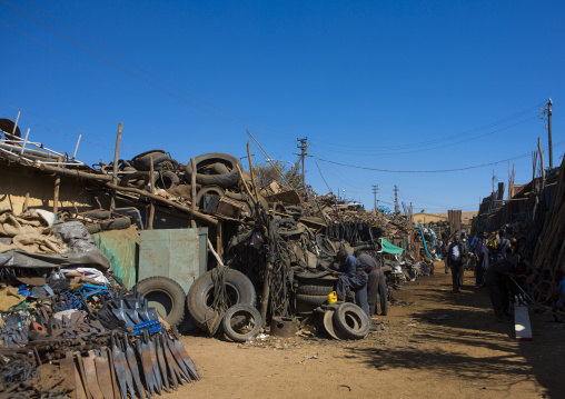 Medebar metal market, Central Region, Asmara, Eritrea