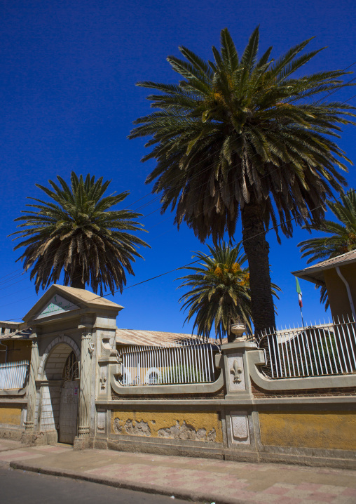Casa degli italiani old italian fascist club, Central Region, Asmara, Eritrea