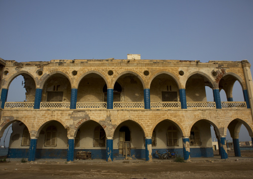 Ruins of the old palace of Haile Selassie, Northern Red Sea, Massawa, Eritrea