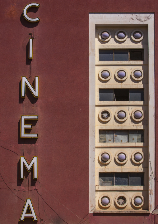 Old impero cinema on Harnet avenue, Central Region, Asmara, Eritrea