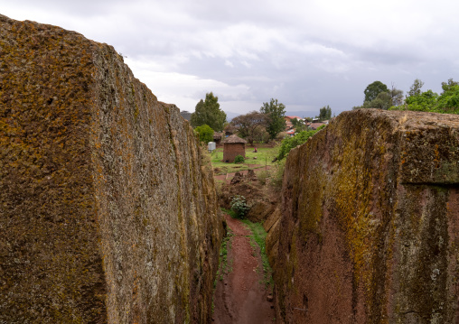 Traditional house for the monks, Amhara Region, Lalibela, Ethiopia