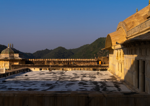 Amber Fort terrace, Rajasthan, Amer, India