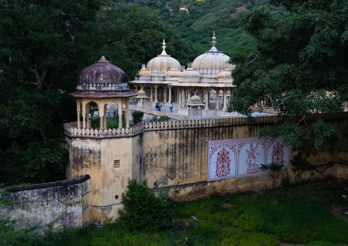Gaitore Ki Chhatriyan cenotaph, Rajasthan, Jaipur, India
