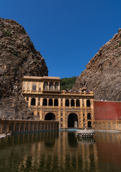 Galtaji temple pool aka monkey temple, Rajasthan, Jaipur, India
