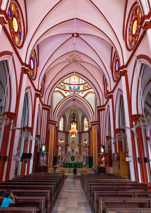 The Basilica of the Sacred Heart of Jesus, Puducherry, Pondicherry, India