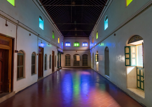 Lakshmi Chettiar house mansion dancehall, Tamil Nadu, Athangudi, India