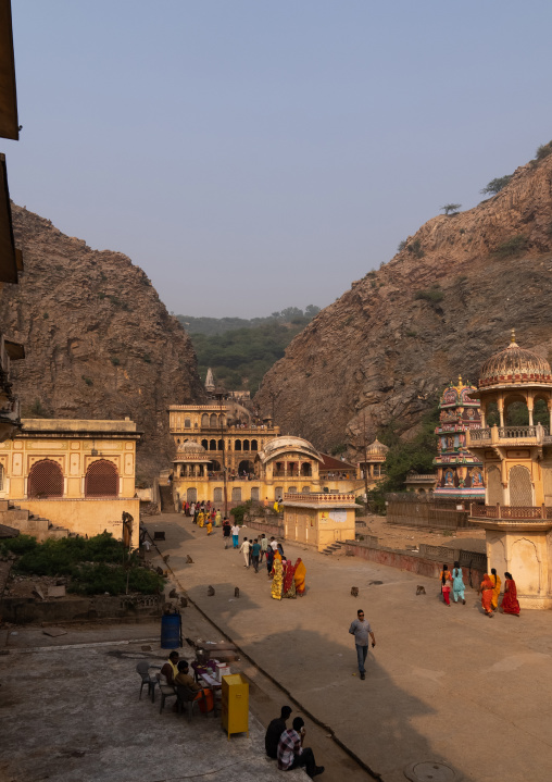 Galtaji temple aka monkey temple, Rajasthan, Jaipur, India