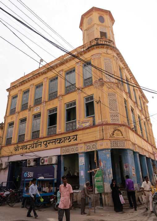 Old colonial building, Rajasthan, Ramgarh Shekhawati, India
