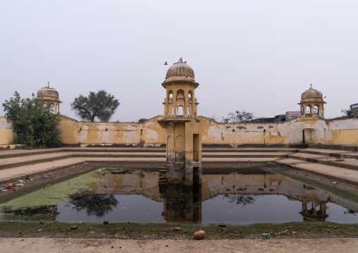 Stepwell with low water level, Rajasthan, Ramgarh Shekhawati, India