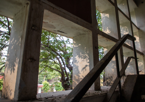 Government model senior secondary school by Le Corbusier, Punjab State, Chandigarh, India