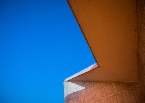 Gandhi Bhavan by Pierre Jeanneret at the Panjab University, Punjab State, Chandigarh, India