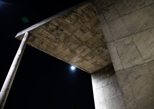 The Legislative Assembly building by Le Corbusier, Punjab State, Chandigarh, India