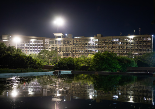 The Legislative Assembly building by Le Corbusier, Punjab State, Chandigarh, India