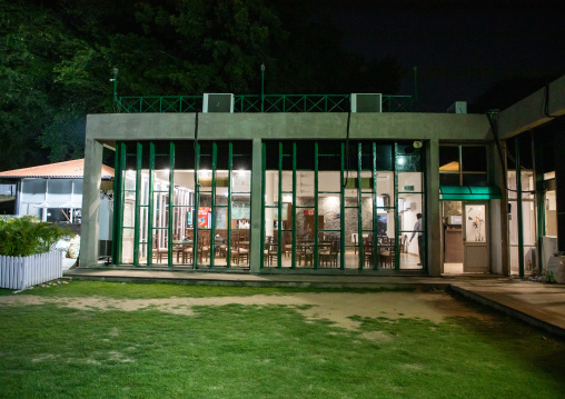 Lake Club designed by Le Corbusier, Punjab State, Chandigarh, India