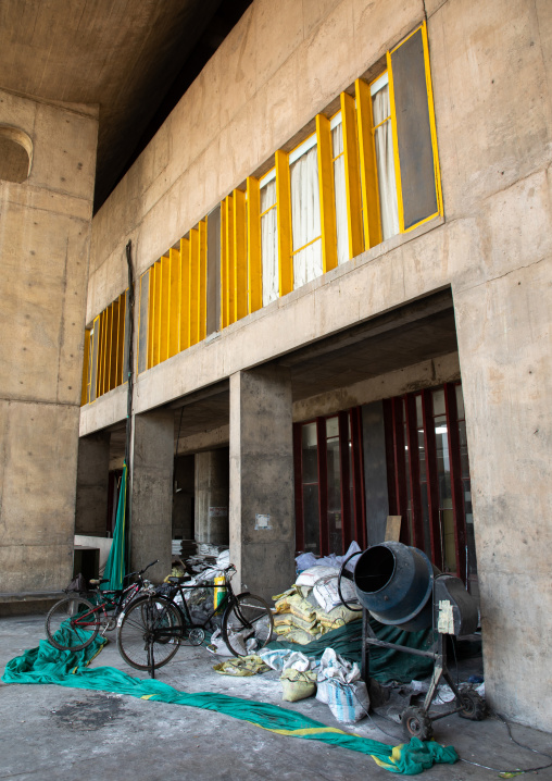 Renovation of the Legislative Assembly by Le Corbusier, Punjab State, Chandigarh, India