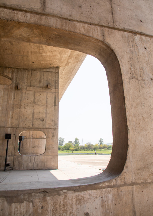 The Legislative Assembly building by Le Corbusier, Punjab State, Chandigarh, India