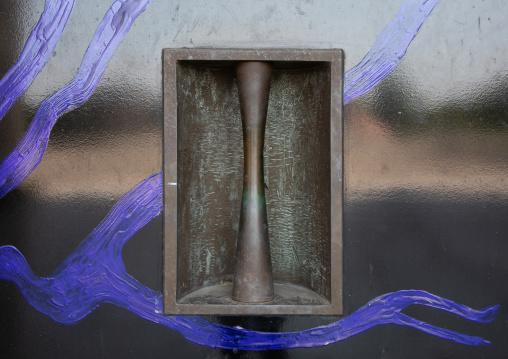 The Legislative Assembly entrance building by Le Corbusier, Punjab State, Chandigarh, India