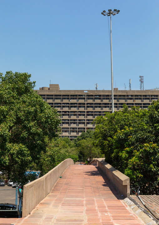 The Legislative Assembly building by Le Corbusier, Punjab State, Chandigarh, India