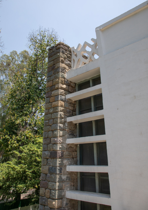 House type 4-J in Pierre Jeanneret museum, Punjab State, Chandigarh, India