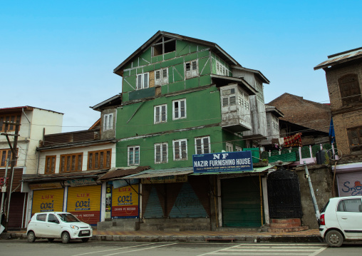 Kashmiri heritage building, Jammu and Kashmir, Srinagar, India