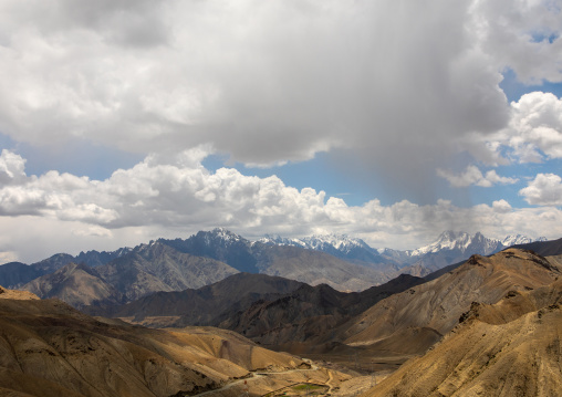 Mountain landscape on Kargil - Leh road, Ladakh, Fotula, India