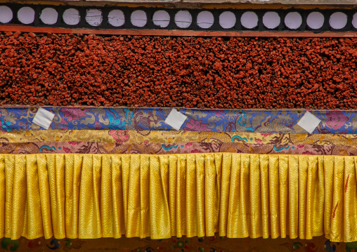 Hemis monastery roof detail, Ladakh, Hemis, India