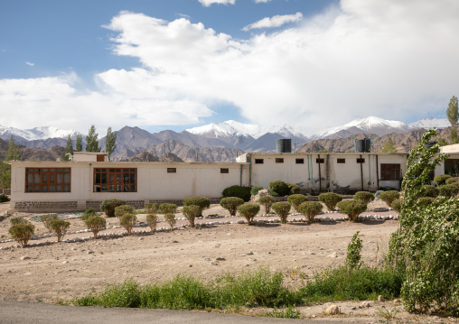 Tibetan SOS children village dormitories, Ladakh, Leh, India