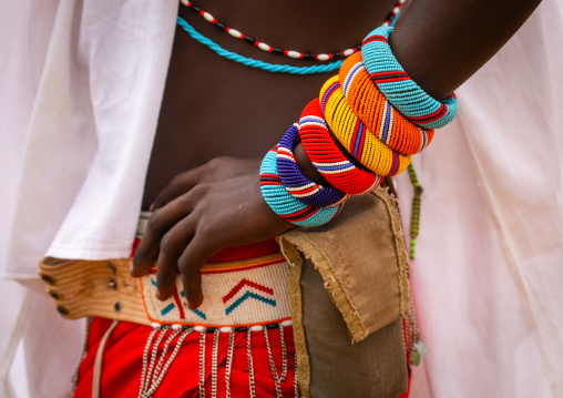 Portrait of a samburu tribesman moran, Samburu County, Samburu National Reserve, Kenya