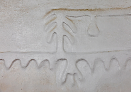 Decoration inside Emarah palace, Najran Province, Najran, Saudi Arabia