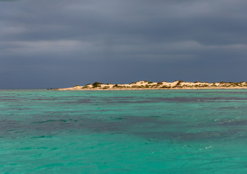 Empty beach in the Red sea, Jazan Province, Farasan, Saudi Arabia