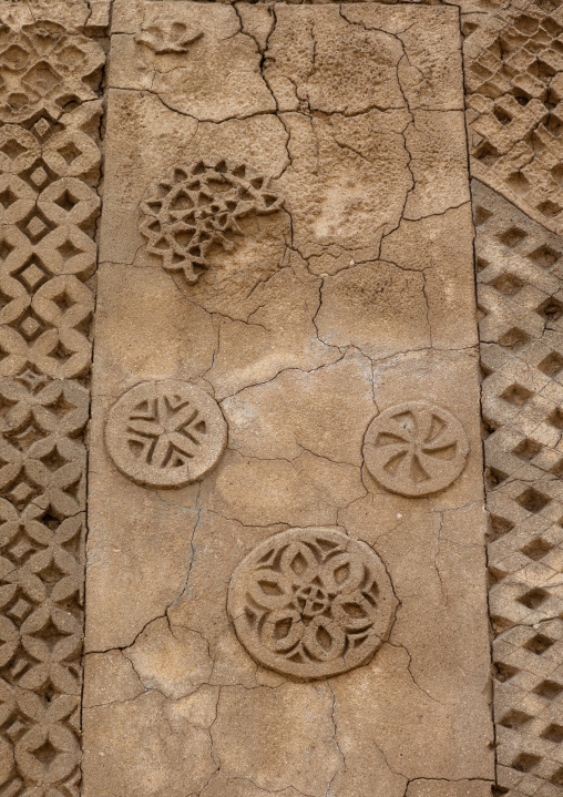 Farasani house with gypsum decoration and frescoes, Jazan Province, Farasan, Saudi Arabia